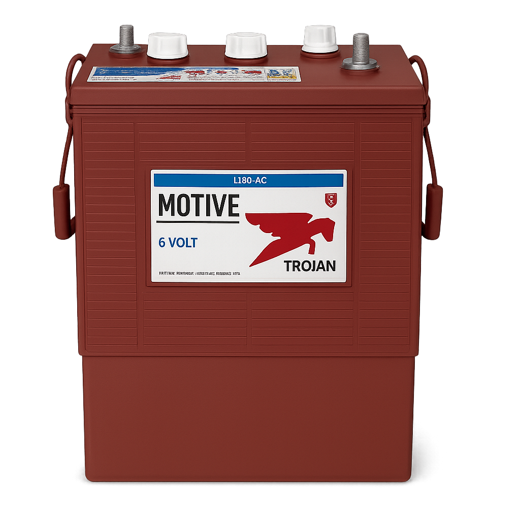 BATERIA ACUMULADOR DE 6 VOLTS 390AH AMP. 20HRS TROJAN 45-L16GAC